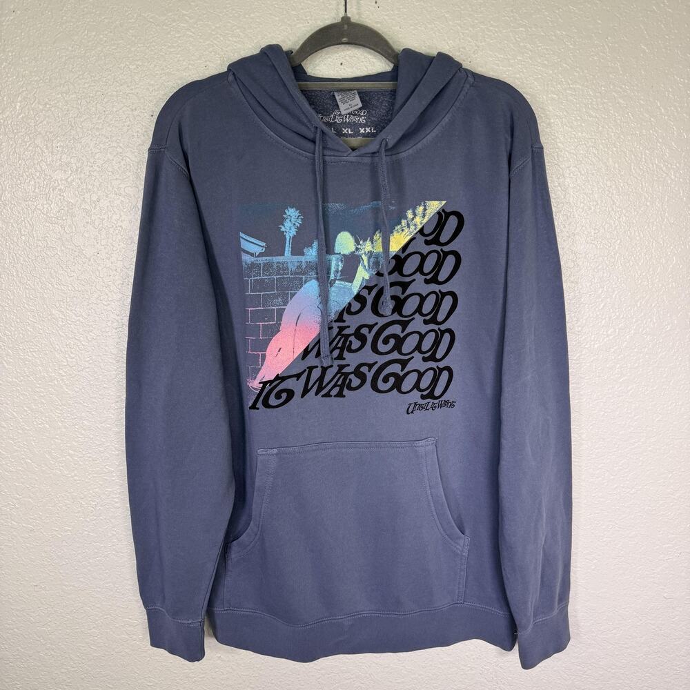 Kehlani Hoodie Medium It Was Good Until It Wasnt Album Tour Merch IWGUIW Blue